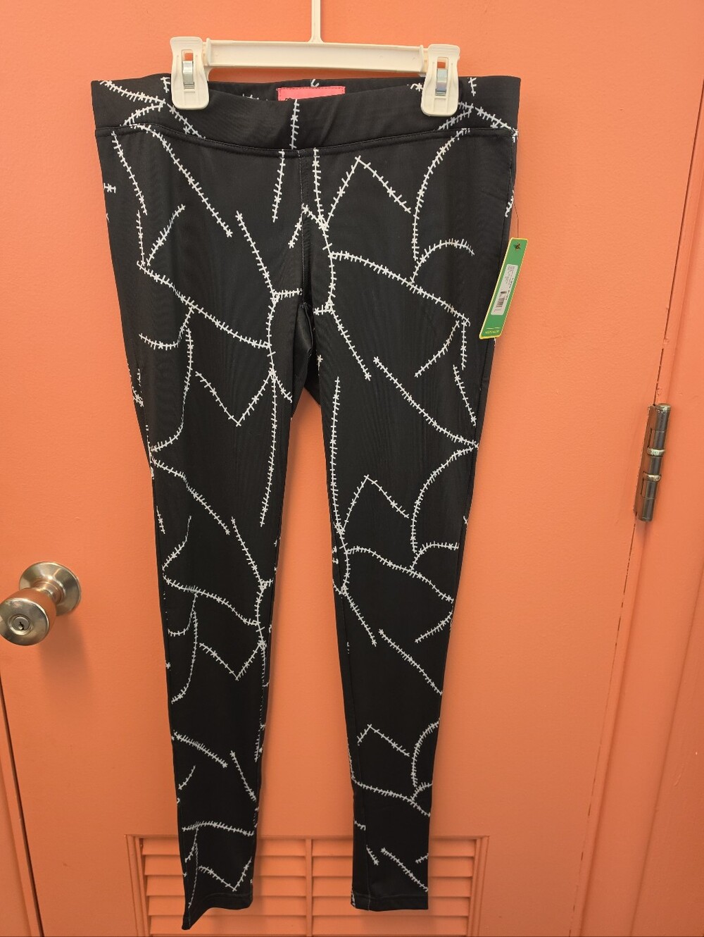 NWT Tipsy Elves Women's Size Small Stitched Up Halloween Leggings Stitches